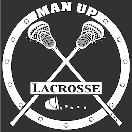 MAN UP LACROSSE USA logo