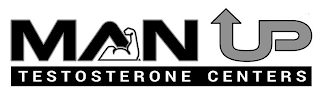 MAN UP TESTOSTERONE CENTERS logo