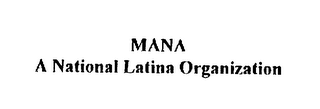 MANA A NATIONAL LATINA ORGANIZATION logo