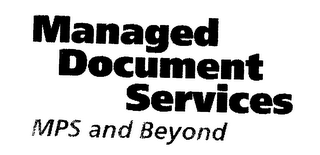 MANAGED DOCUMENT SERVICES MPS AND BEYOND logo