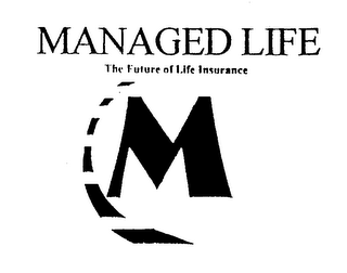 MANAGED LIFE THE FUTURE OF LIFE INSURANCE M logo