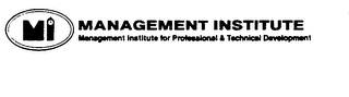 MANAGEMENT INSTITUTE MANAGEMENT INSTITUTE FOR PROFESSIONAL & TECHNICAL DEVELOPMENT logo