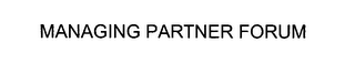 MANAGING PARTNER FORUM logo