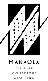 MANAOLA CULTURE CONSCIOUS CLOTHING logo
