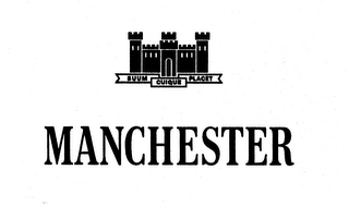 MANCHESTER SUUM CUIQUE PLACET logo
