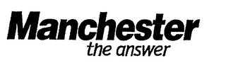 MANCHESTER THE ANSWER logo