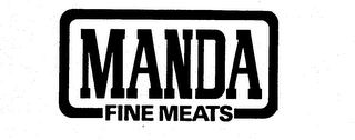MANDA FINE MEATS logo