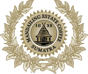 MANDAILING ESTATE COFFEE SUMATRA 1835 logo