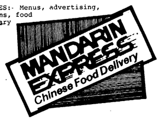 MANDARIN EXPRESS CHINESE FOOD DELIVERY logo
