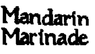 MANDARIN MARINADE logo