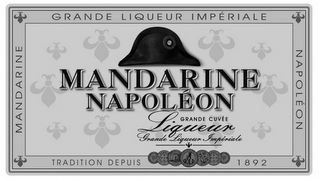 MANDARINE NAPOLEON GRANDE LIQUEUR IMPÉRIALE MANDARINE NAPOLÉON GRAND CUVÉE LIQUEUR GRANDE LIQUEUR IMPÉRIALE TRADITION DEPUIS 1892 logo