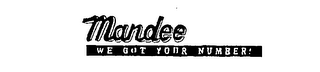 MANDEE WE GOT YOUR NUMBER!