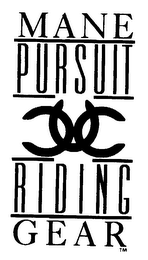 MANE PERSUIT RIDING GEAR logo