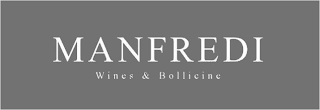 MANFREDI WINES & BOLLICINE logo