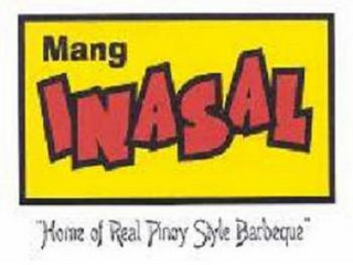 MANG INASAL "HOME OF REAL PINOY STYLE BARBEQUE" logo