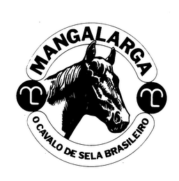 MANGALARGA O CAVALO DE SELA BRASILEIRO logo