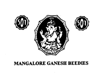 MANGALORE GANESH BEEDIES 501 logo
