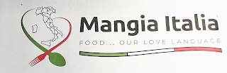 MANGIA ITALIA FOOD... OUR LOVE LANGUAGE logo