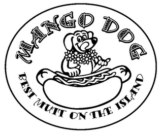 MANGO DOG BEST MUTT ON THE ISLAND logo