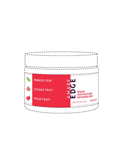 MANGO LEAF LYCHEE FRUIT PALM FRUIT AMARE EDGE MOOD MOTIVATION METABOLISM* WATERMELON AMARE logo