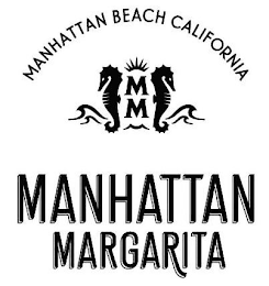 MANHATTAN BEACH CALIFORNIA MM MANHATTAN MARGARITA logo