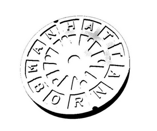 MANHATTAN BORN logo