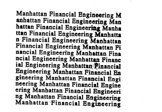 MANHATTAN FINANCIAL ENGINEERING logo