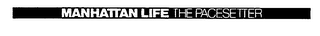 MANHATTAN LIFE THE PACESETTER logo