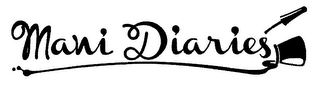 MANI DIARIES logo