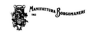 MANIFATTURA BORGOMANERI 1862 MB logo