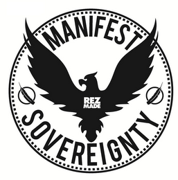 MANIFEST SOVEREIGNTY REZ MADE logo