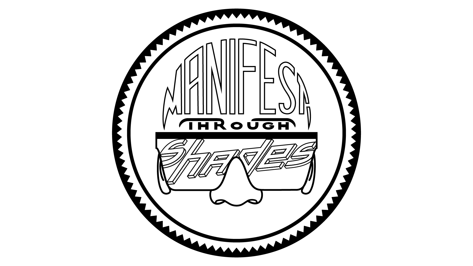 MANIFEST THROUGH SHADES logo