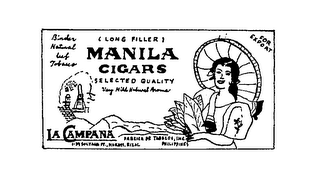 MANILA CIGARS LA CAMPANA SELECTED QUALITY logo