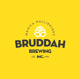 MANILA PHILIPPINES BRUDDAH BREWING EST.INC. 2018 logo