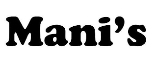 MANI'S logo
