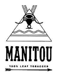 MANITOU 100% LEAF TOBACCO logo