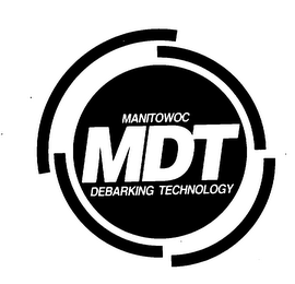 MANITOWOC MDT DEBARKING TECHNOLOGY logo