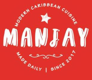 MANJAY MODERN CARIBBEAN CUISINE MADE DAILY SINCE 2017 logo
