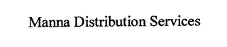 MANNA DISTRIBUTION SERVICES logo
