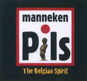 MANNEKEN PILS THE BELGIAN SPIRIT logo