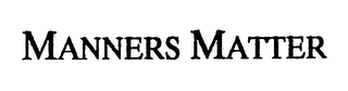 MANNERS MATTER logo