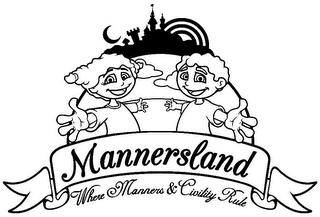 MANNERSLAND WHERE MANNERS & CIVILITY RULE logo