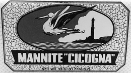 MANNITE "CICOGNA" NET WT 25 G (0.7776 OZ) logo