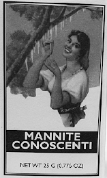 MANNITE CONOSCENTI NET WT 25 G (0.766 OZ) logo
