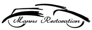 MANNS RESTORATION logo