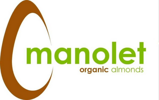 MANOLET ORGANIC ALMONDS logo