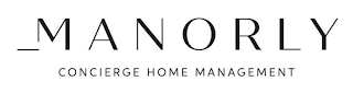 MANORLY CONCIERGE HOME MANAGEMENT logo