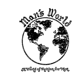 MAN'S WORLD A WORLD OF FASHION FOR MEN logo