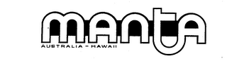 MANTA AUSTRALIA - HAWAII logo
