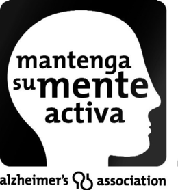 MANTENGA SU MENTA ACTIVA ALZHEIMER'S ASSOCIATION logo